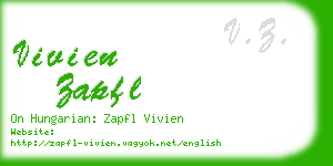 vivien zapfl business card
